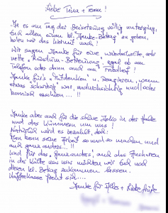 Kundenmeinung April 2021