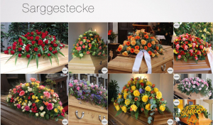 Blumen Sarggestecke