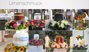 Blumen Urnenschmuck 1
