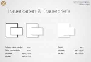 Trauerkarten & Briefe 1