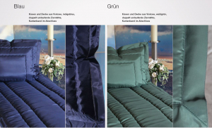 Wäsche 4 Blau;grün