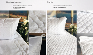 Wäsche 6 Damast & Raute
