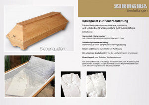 Basispaket Zur Feuerbestattung Homepage