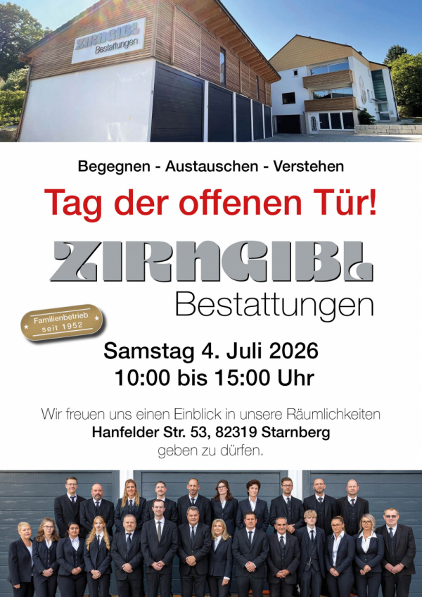 Tag der offenen Türe bei Zirngibl Bestattungen
